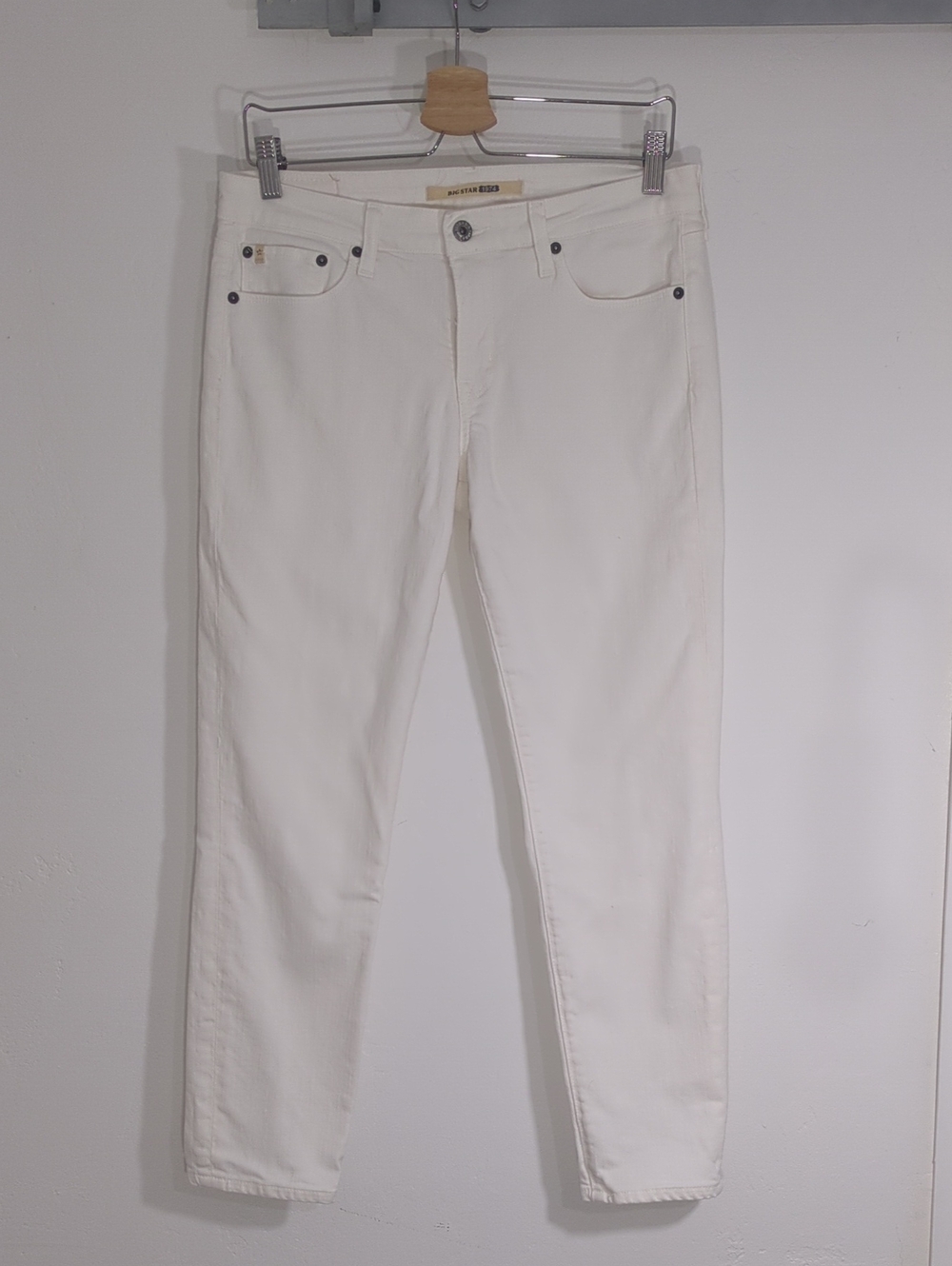 Big Star Off-White Slim Jeans